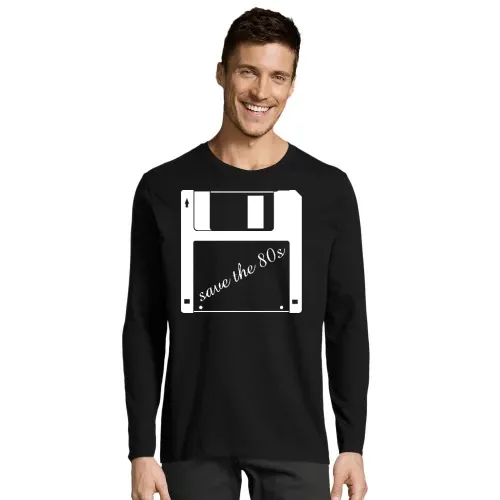 3,5 Zoll Diskette - save the 80s Männer T-Shirt