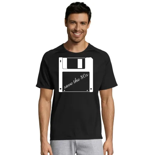 3,5 Zoll Diskette - save the 80s Männer T-Shirt