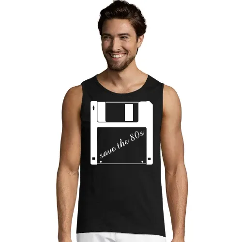 3,5 Zoll Diskette - save the 80s Männer T-Shirt