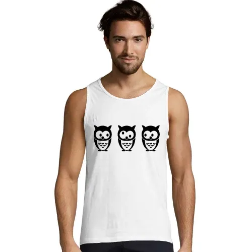 3 Eulen Männer T-Shirt