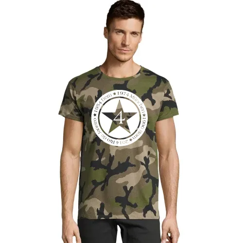 4 Sterne Weltmeister Deutschland Männer T-Shirt