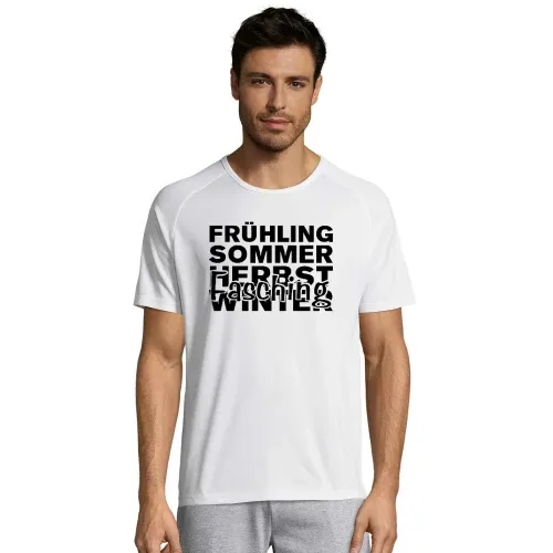 5. Jahreszeit Fasching Männer T-Shirt