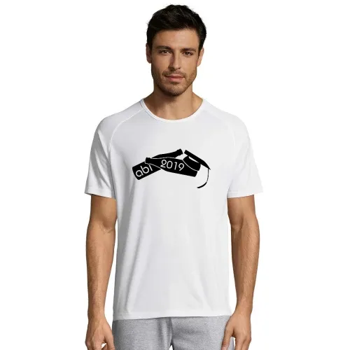 Abi 2019 in Bierflaschen Männer T-Shirt
