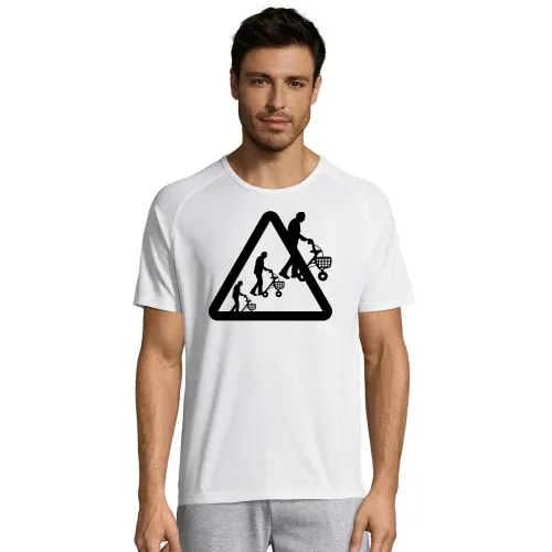 Achtung Rollatoren Männer T-Shirt