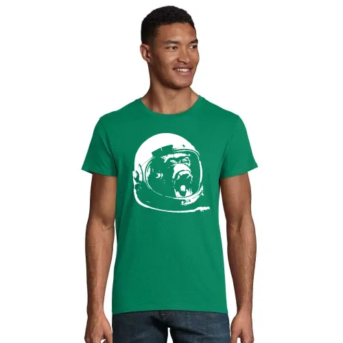 Affe im Raumanzug Männer T-Shirt