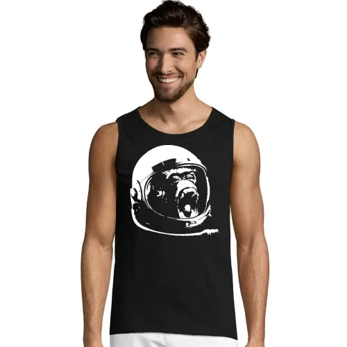 Affe im Raumanzug Männer T-Shirt