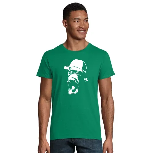 Affe mit Basecap T-Shirt Männer Crusader Bio