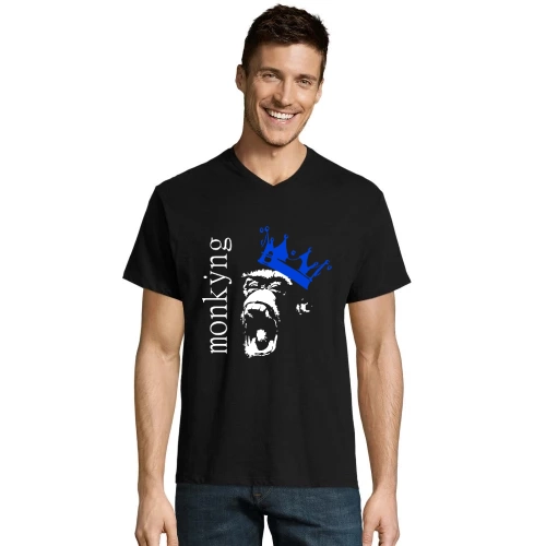 Affenkönig Monkyng Männer T-Shirt