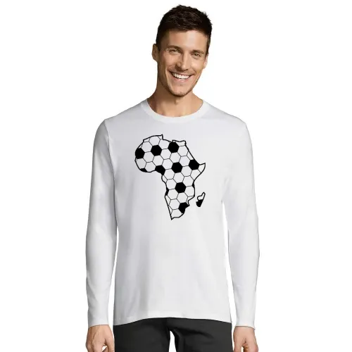 Afrika der schwarze Kontinent als Fußball Männer T-Shirt