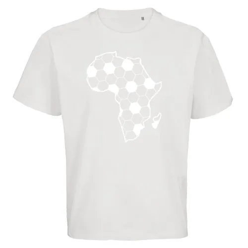Afrika der schwarze Kontinent als Fußball Männer T-Shirt