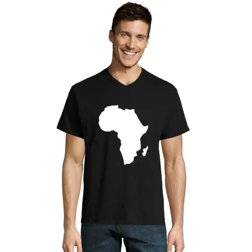 Afrika der schwarze Kontinent Männer T-Shirt