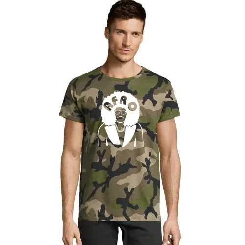 Afro Frisur Männer T-Shirt