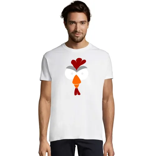 Agro Hahnkopf farbig Männer T-Shirt Agro Hahnkopf farbig T-Shirt