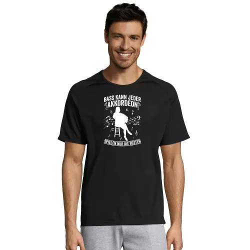 Akkordeon Ziehharmonika Spielen Die Besten Damen Männer T-Shirt