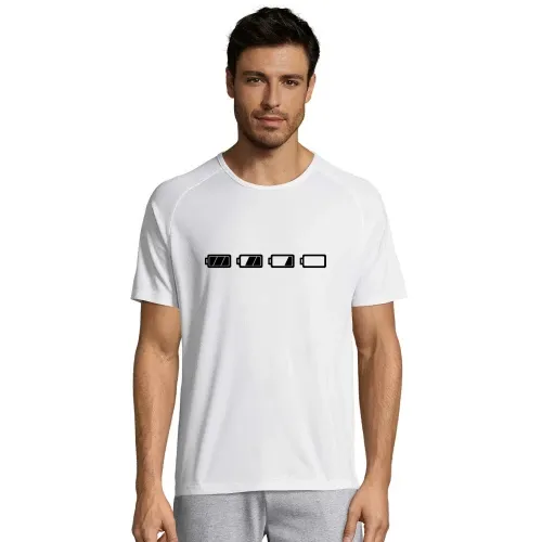 Akku Batterie Evolution Männer T-Shirt