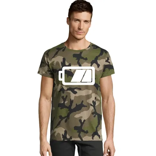 Akku Batterie Männer T-Shirt