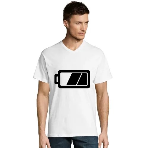 Akku Batterie Männer T-Shirt