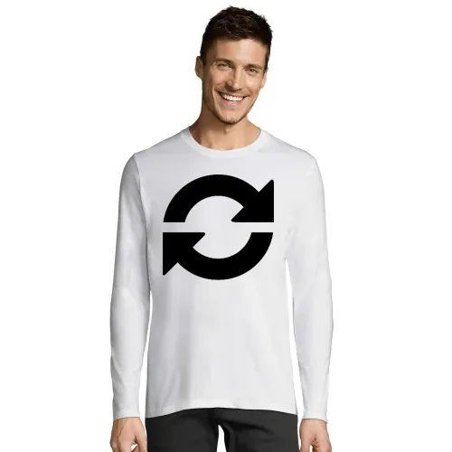 Aktualisieren Refresh Symbol Männer T-Shirt