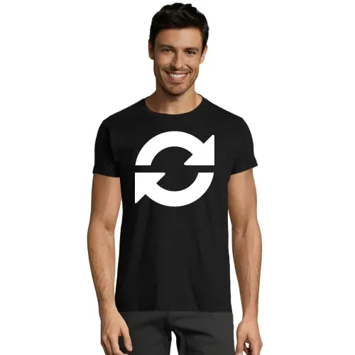 Aktualisieren Refresh Symbol Männer T-Shirt