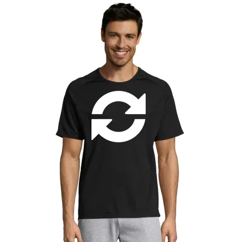 Aktualisieren Refresh Symbol Männer T-Shirt