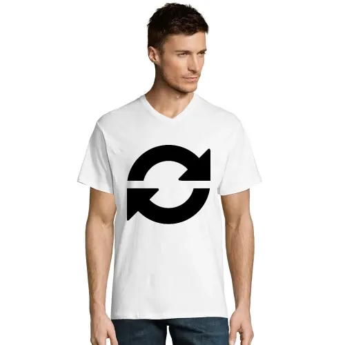 Aktualisieren Refresh Symbol T-Shirt Männer Victory