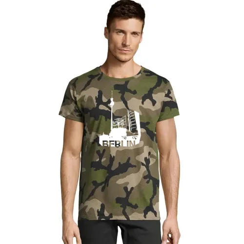 Alexanderplatz in Berlin Männer T-Shirt