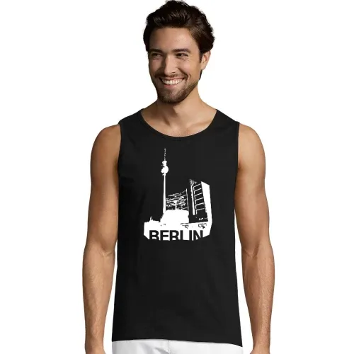 Alexanderplatz in Berlin Männer T-Shirt