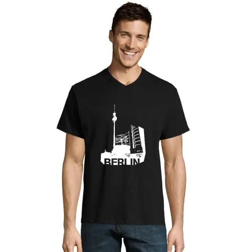 Alexanderplatz in Berlin Männer T-Shirt