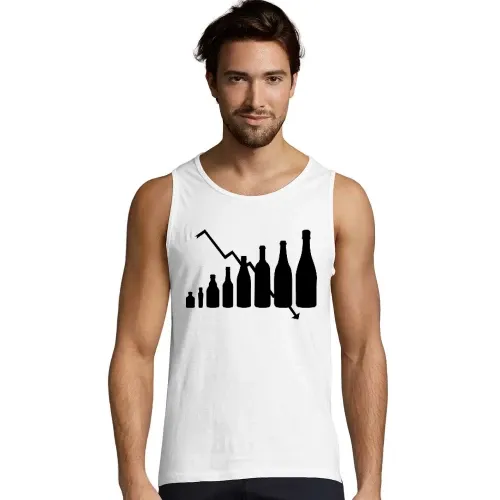 Alkohol Flaschen Evolution Männer T-Shirt
