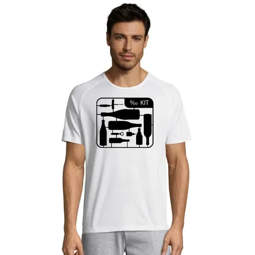 Alkohol Flaschen Kit Männer T-Shirt