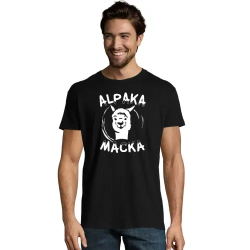 Alpaka Macka - Lama Macke - T-Shirt Männer Imperial