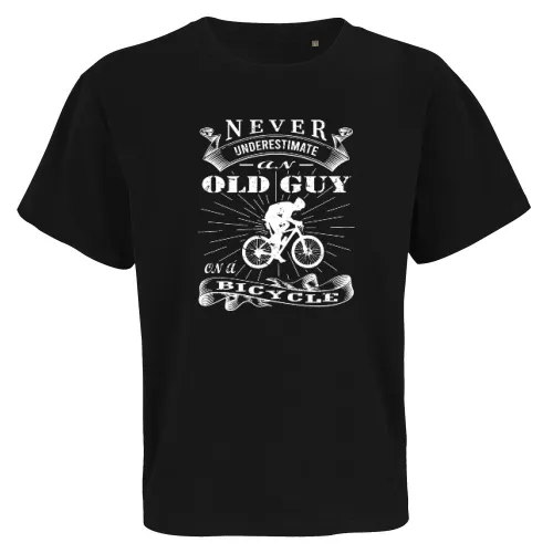 Alter Mann Fahrrad Rente Spruch für Männer Männer T-Shirt