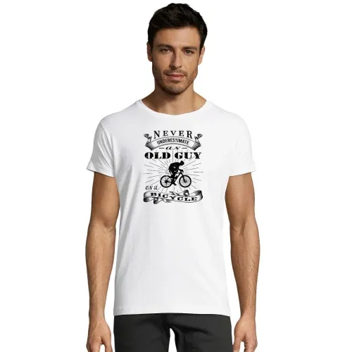 Alter Mann Fahrrad Rente Spruch für Männer Männer T-Shirt