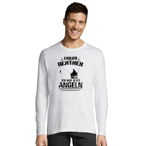 Angel Rente Angler Rentner Geh Jetzt Angeln Spruch Männer T-Shirt