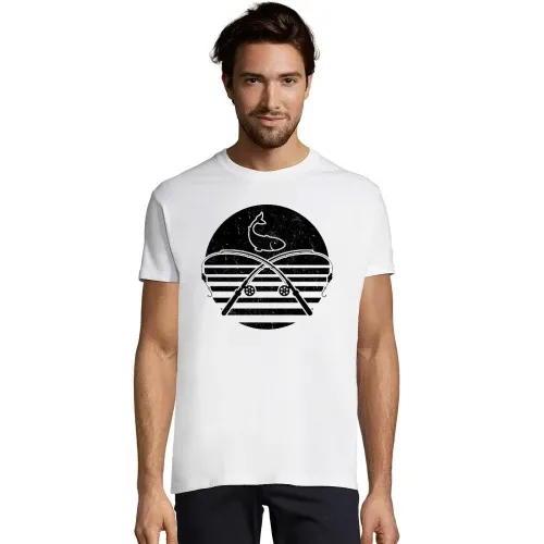 Angler Vintage Angeln T-Shirt Männer Imperial