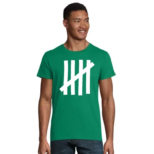 Anstreich Striche als Zaun T-Shirt Männer Crusader Bio
