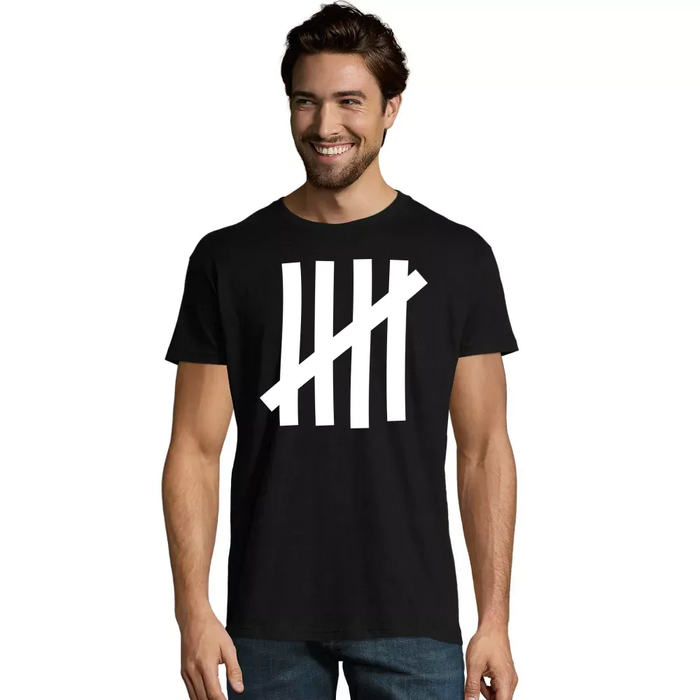 Anstreich Striche als Zaun T-Shirt