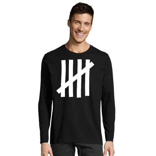 Anstreich Striche als Zaun Männer T-Shirt