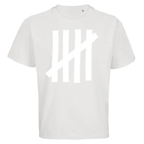 Anstreich Striche als Zaun Männer T-Shirt