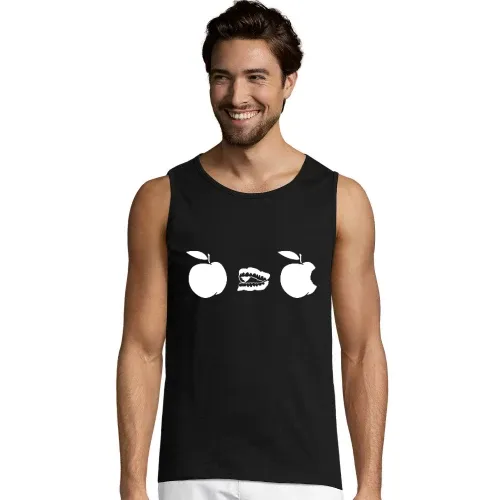 Apfel Gebiss Evolution Männer T-Shirt
