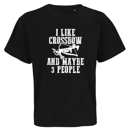 Armbrust Spruch I Like Crossbow und Maybe 3 People T-Shirt Männer Legacy