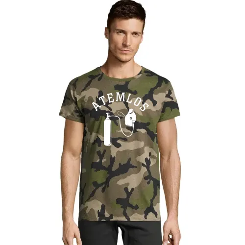 Atemlos Sauerstoffmaske Männer T-Shirt