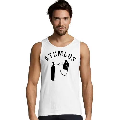 Atemlos Sauerstoffmaske Männer T-Shirt
