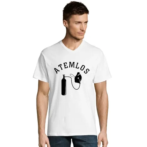 Atemlos Sauerstoffmaske Männer T-Shirt