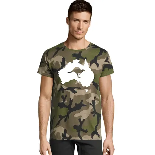 Australien mit Känguru Männer T-Shirt