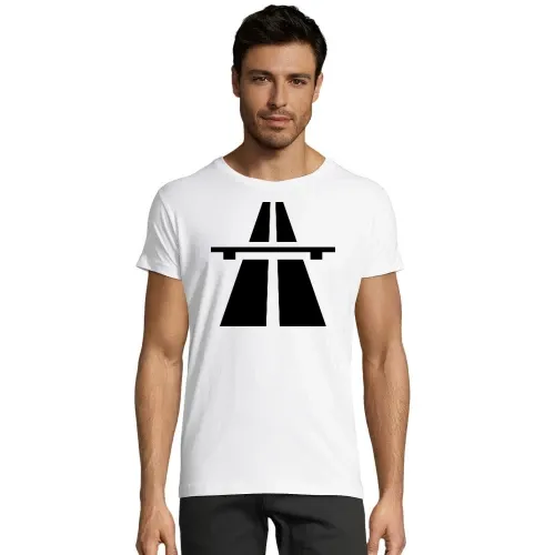 Autobahn Symbol Männer T-Shirt