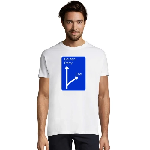Autobahnschild zur Ehe T-Shirt
