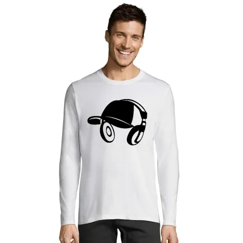 Basecap mit Kopfhörer T-Shirt Männer Imperial LSL