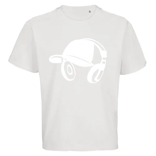 Basecap mit Kopfhörer Männer T-Shirt