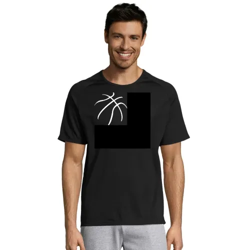 Basketball Striche Männer T-Shirt
